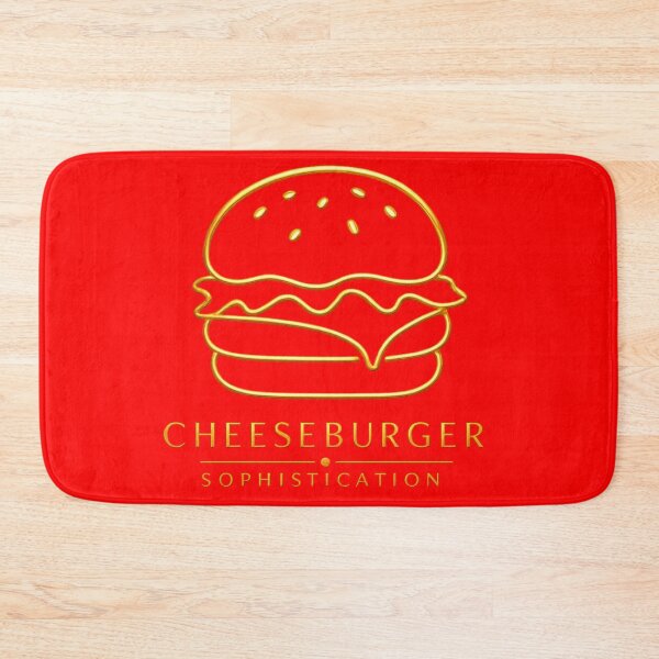 Item preview, Cheeseburger Sophistication: Minimal Line Art Elegant Refined Burger Design designed and sold by irfanshikh.