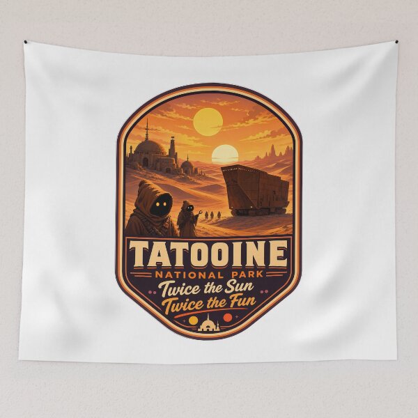 Item preview, Tatooine National Park - Twice the Fun, Twice the Fun! designed and sold by FrontierCosmic.