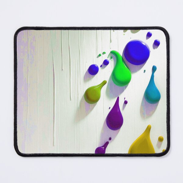 Item preview, 3D Glossy Paint Drips - Green Violet and Yellow designed and sold by Ingorgia Studio.
