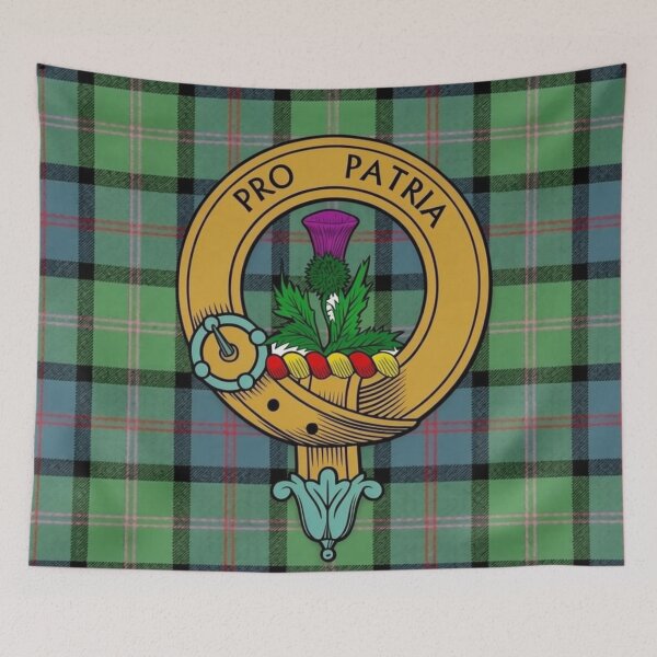 Item preview, Thomson Crest and MacThomas Ancient Tartan designed and sold by Kirrindy Designs.