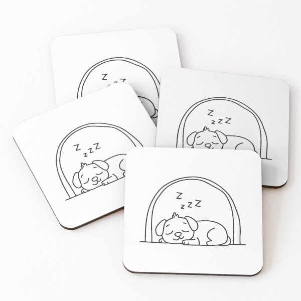 Item preview, A dog asleep near a corner wall in the underpass designed and sold by rasagamastore.