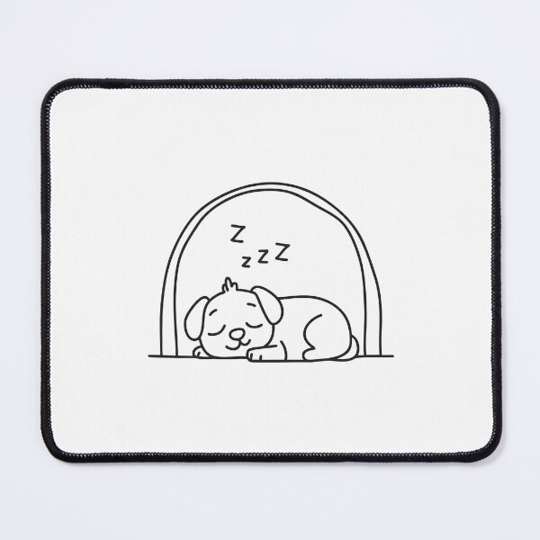 Item preview, A dog asleep near a corner wall in the underpass designed and sold by rasagamastore.