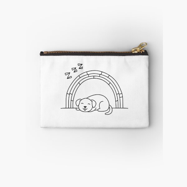Item preview, A resting dog curled up in the edge of an underpass designed and sold by rasagamastore.