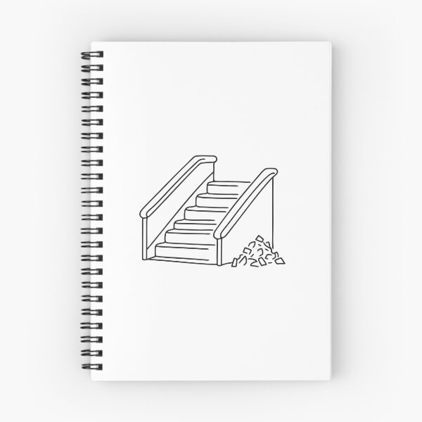 Item preview, A trash heap beside the stairs leading into the underpass designed and sold by rasagamastore.