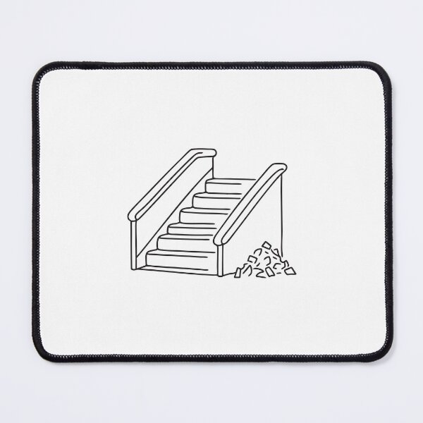 Item preview, A trash heap beside the stairs leading into the underpass designed and sold by rasagamastore.