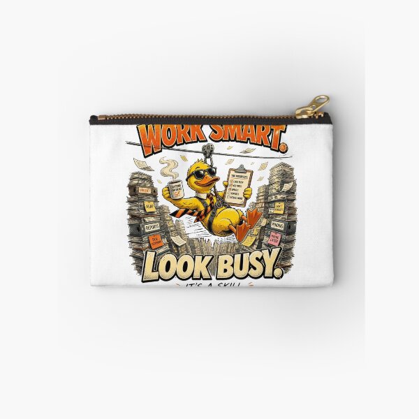 Item preview, Work Smart Look Busy Funny Duck | Sarcastic Office Comic designed and sold by Cavalier-org.