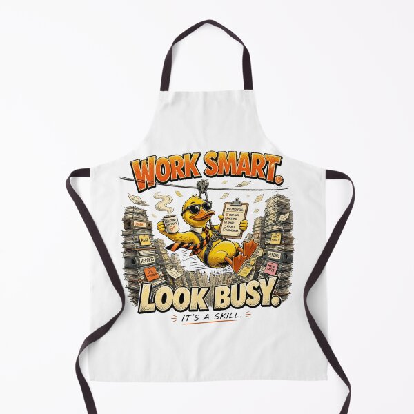 Item preview, Work Smart Look Busy Funny Duck | Sarcastic Office Comic designed and sold by Cavalier-org.