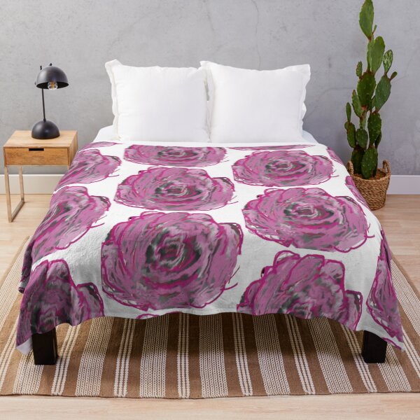 Item preview, Abstract Pink and Grey Rose Scribble Digital Art designed and sold by BalkanBloom.