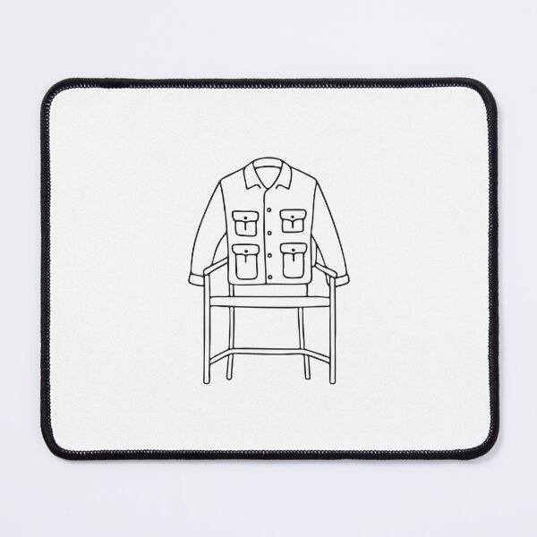 Item preview, A soldier’s coat draped loosely across a nearby chair designed and sold by rasagamastore.
