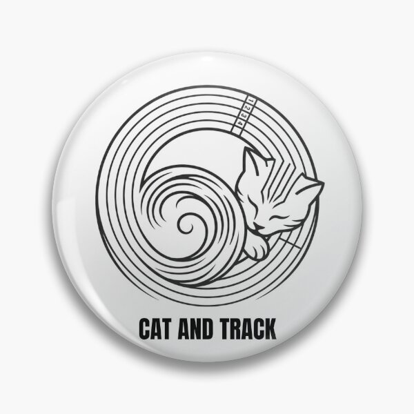 Item preview, Cat and Track - Running design designed and sold by RunningWhiskers.