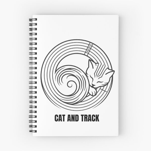 Item preview, Cat and Track - Running design designed and sold by RunningWhiskers.