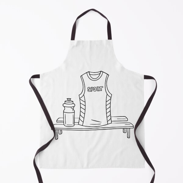 Item preview, A team uniform resting beside a water bottle on a bench designed and sold by rasagamastore.