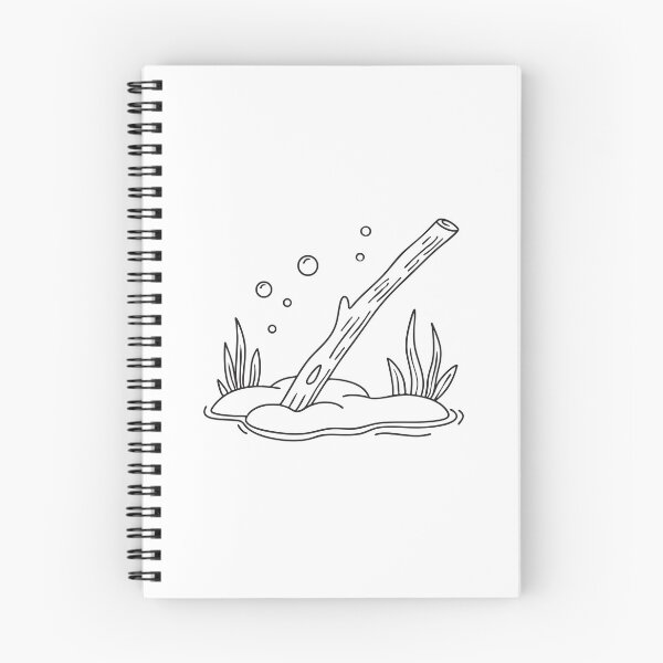 Item preview, A stick resting at the still floor beneath the water designed and sold by rasagamastore.