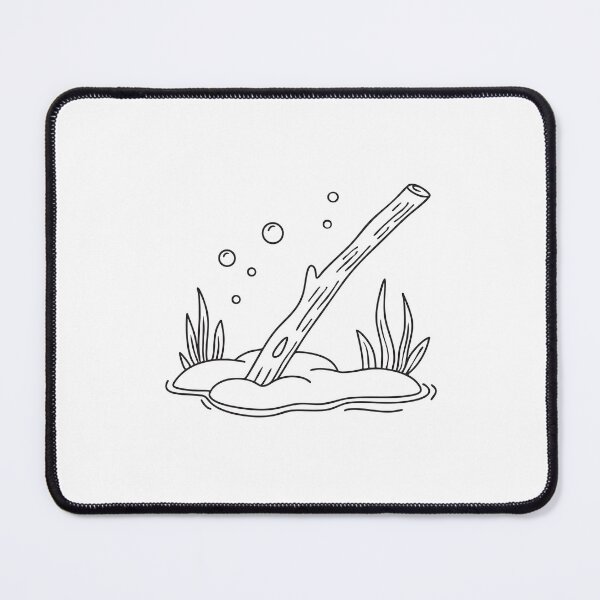 Item preview, A stick resting at the still floor beneath the water designed and sold by rasagamastore.