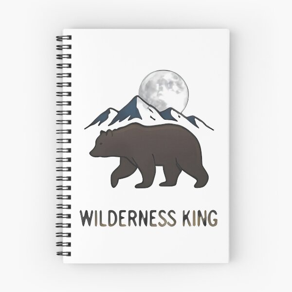 Item preview, Wilderness King - Orso Grizzly tra Montagne e Luna Piena designed and sold by Verdiami.