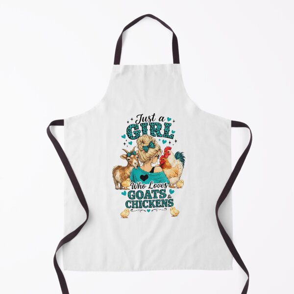 Item preview, Just A Girl Who Loves Goats And Chickens designed and sold by Mdcazeem.