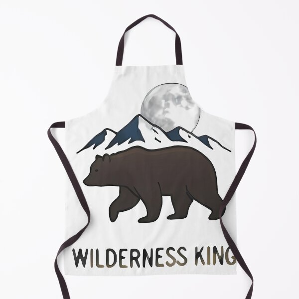 Item preview, Wilderness King - Orso Grizzly tra Montagne e Luna Piena designed and sold by Verdiami.