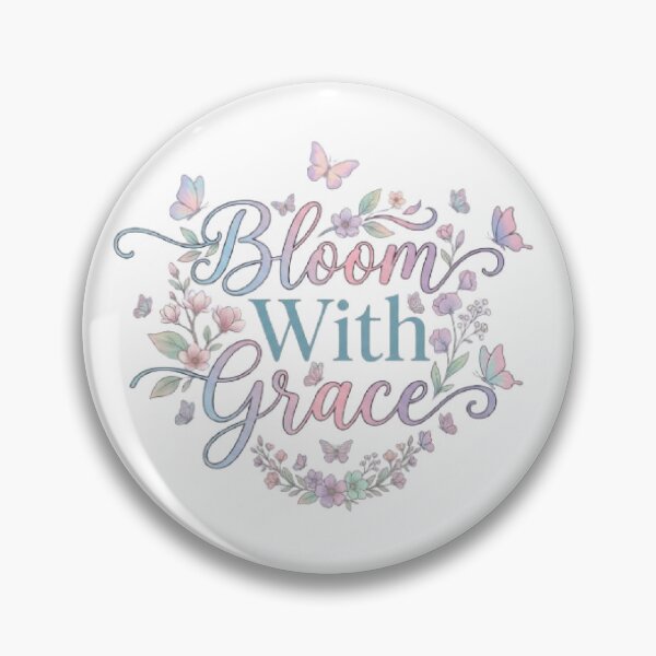 Item preview, Bloom With Grace Floral Typography T-Shirt | Elegant Botanical Quote | Feminine Nature Graphic Tee designed and sold by Faisal  Shah.
