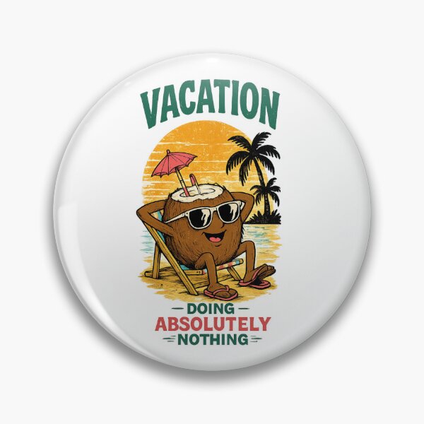 Item preview, Vacation Mode Coconut Funny Summer T-Shirt – Doing Absolutely Nothing Vibes designed and sold by MartBook.