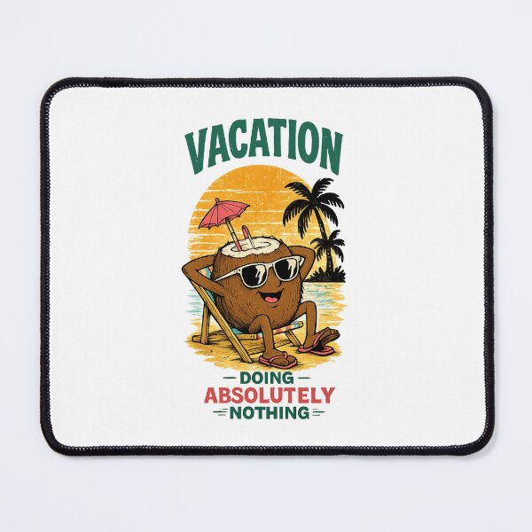 Item preview, Vacation Mode Coconut Funny Summer T-Shirt – Doing Absolutely Nothing Vibes designed and sold by MartBook.