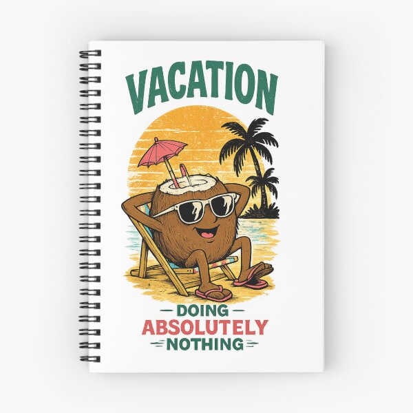 Item preview, Vacation Mode Coconut Funny Summer T-Shirt – Doing Absolutely Nothing Vibes designed and sold by MartBook.