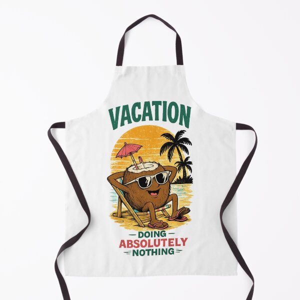 Item preview, Vacation Mode Coconut Funny Summer T-Shirt – Doing Absolutely Nothing Vibes designed and sold by MartBook.