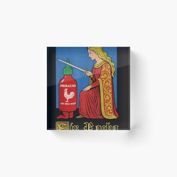 Item preview,  Sir Racha Pun Design For Foodies Spicy Sauce Lovers Meme designed and sold by drawyourpy.