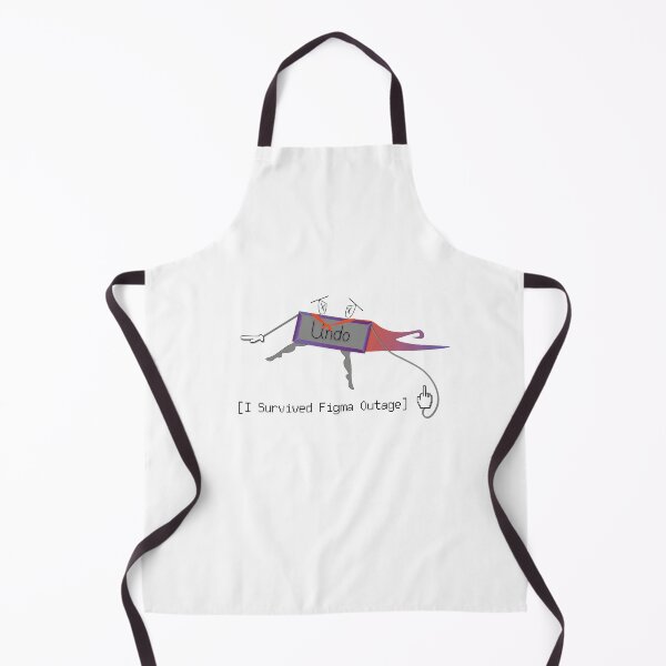 Item preview, I Survived Figma Outage | Funny UI UX Designer Meme designed and sold by Mammoths.
