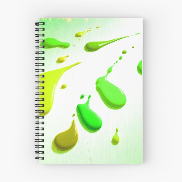 Item preview, 3D Glossy Paint Drips - Lime Green and Bright Yellow designed and sold by Ingorgia Studio.