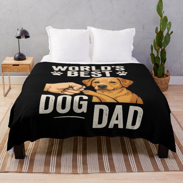 Item preview, Worlds Best Dog Dad Labrador Retriever Fist Bump Lab Dad designed and sold by OlyvieArt.