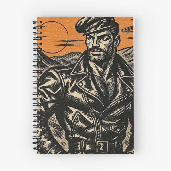 Item preview, Gay Daddy 1940s Vintage Lappeenranta Finland Leather Legends Gay Art designed and sold by ItsAKinkThing.