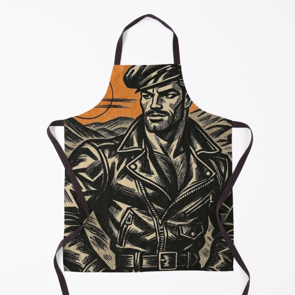 Item preview, Gay Daddy 1940s Vintage Lappeenranta Finland Leather Legends Gay Art designed and sold by ItsAKinkThing.