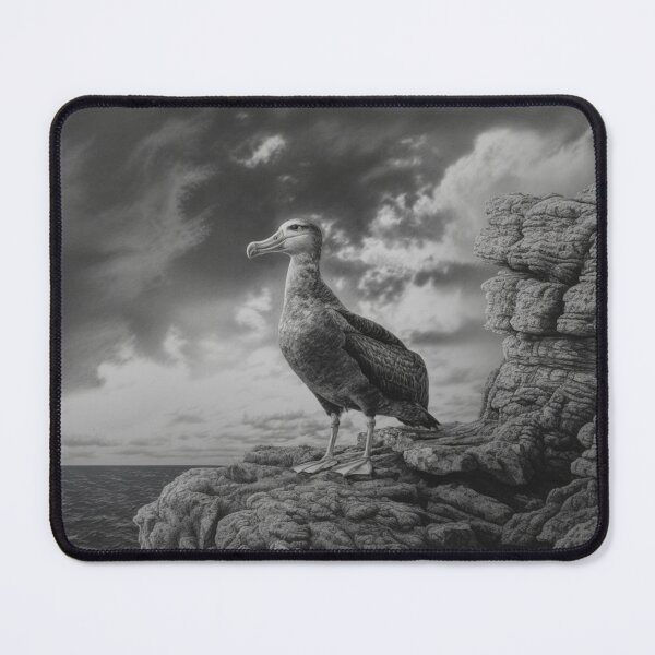 Item preview, A proud Albatross standing on coastal rocks, Birds in Motion designed and sold by CDC40.