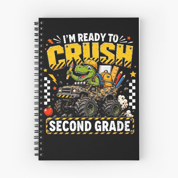 Item preview, I'M Ready To Crush Second Grade Monster Truck Dino designed and sold by Mdcazeem.