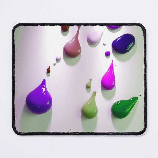 Item preview, Modern Abstract Scattered Violet and Olive Green Paint designed and sold by Ingorgia Studio.