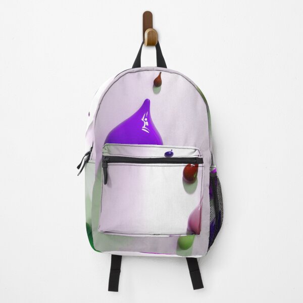 Item preview, 3D Glossy Paint Drips - Scattered Violet and Olive Green designed and sold by Ingorgia Studio.