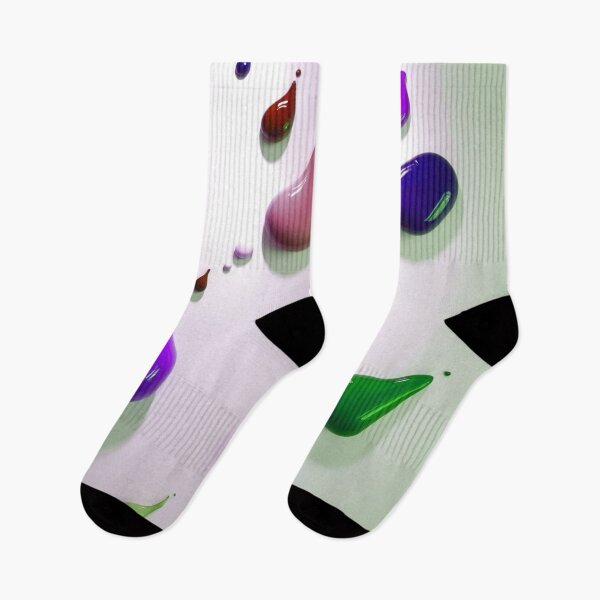 Item preview, Modern Abstract Scattered Violet and Olive Green Paint designed and sold by Ingorgia Studio.