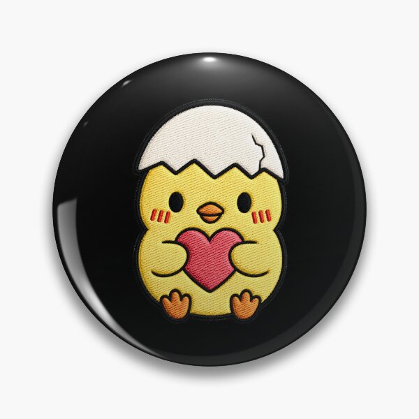 Item preview, Baby Chick Hugging Heart designed and sold by ColorSplash123.