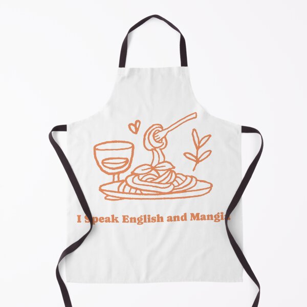 Item preview, I Speak English and Mangia designed and sold by Mindful Muse.