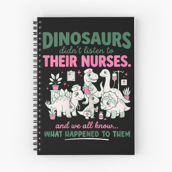 Item preview, Dinosaur Didn'T Listen To Their Nurses Rn Cna Nicu Rn designed and sold by Mdcazeem.