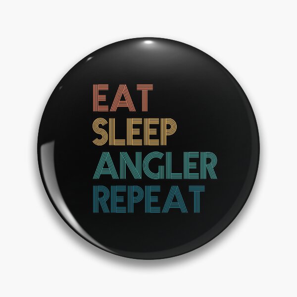 Item preview, Eat Sleep Angler Repeat - Gift For Angler Fans designed and sold by kindxinn.