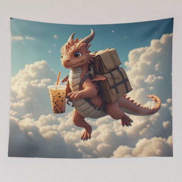 Item preview, Tiny Dragon Delivery designed and sold by VelvetDoods.