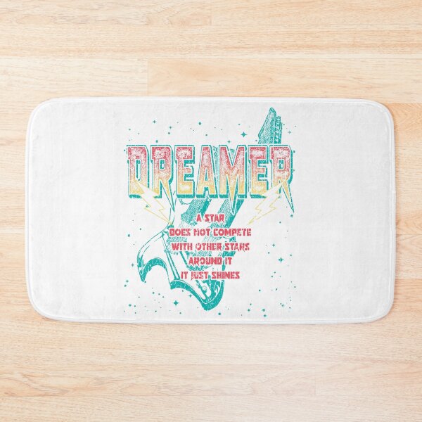 Item preview, Dreamer Star Shines Retro Inspirational Quote designed and sold by The secret storage room.