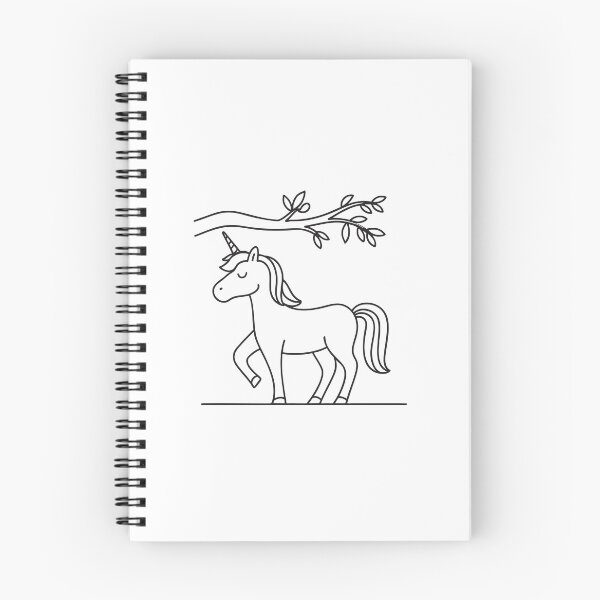 Item preview, A unicorn standing beneath a low hanging tree branch designed and sold by rasagamastore.