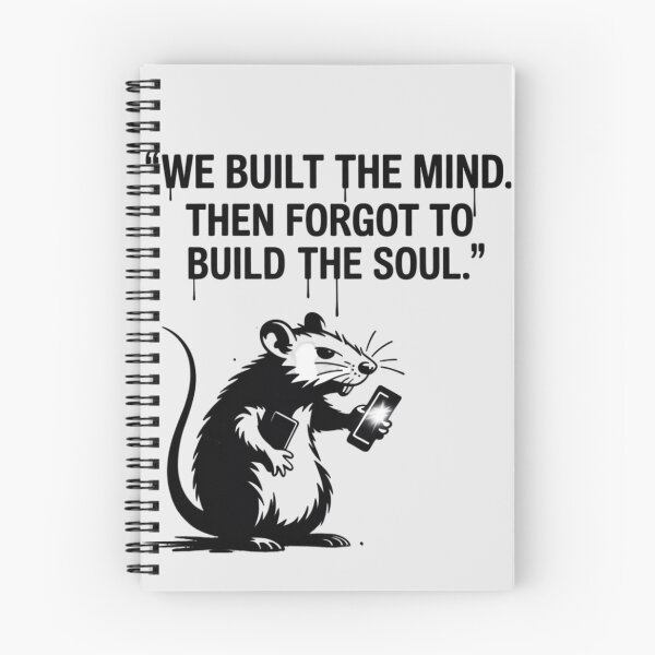 Item preview, Banksy Rat - We built the mind. Then forgot to build the soul. designed and sold by 123ks.