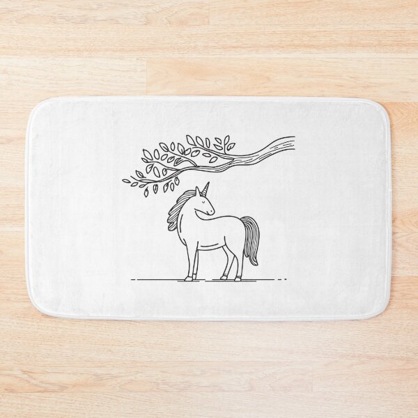 Item preview, A unicorn positioned under a branch that low to the ground designed and sold by rasagamastore.