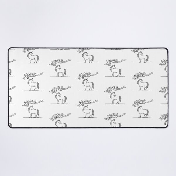 Item preview, A unicorn positioned under a branch that low to the ground designed and sold by rasagamastore.