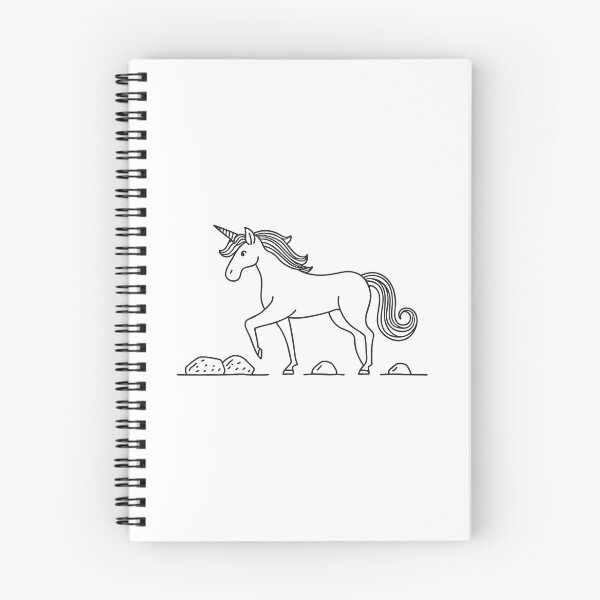 Item preview, A unicorn treading lightly over loose stones in a patch designed and sold by rasagamastore.