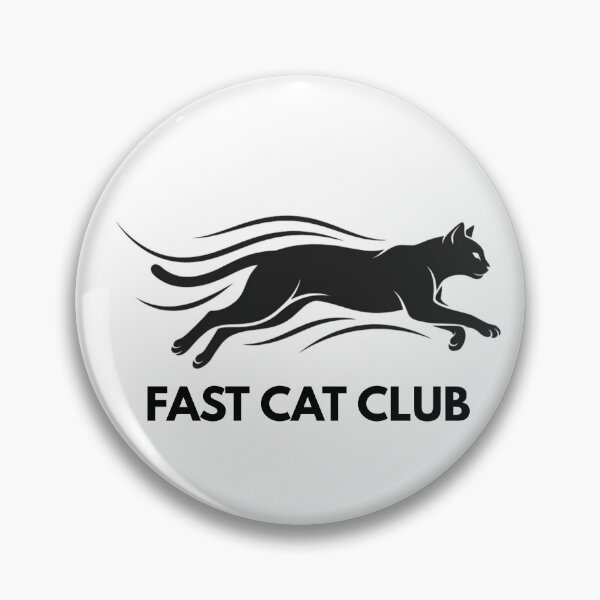 Item preview, Fast Cat Club - Running Design designed and sold by RunningWhiskers.