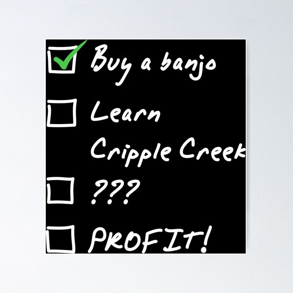 Item preview, Banjo ??? PROFIT! designed and sold by tentihandmade.